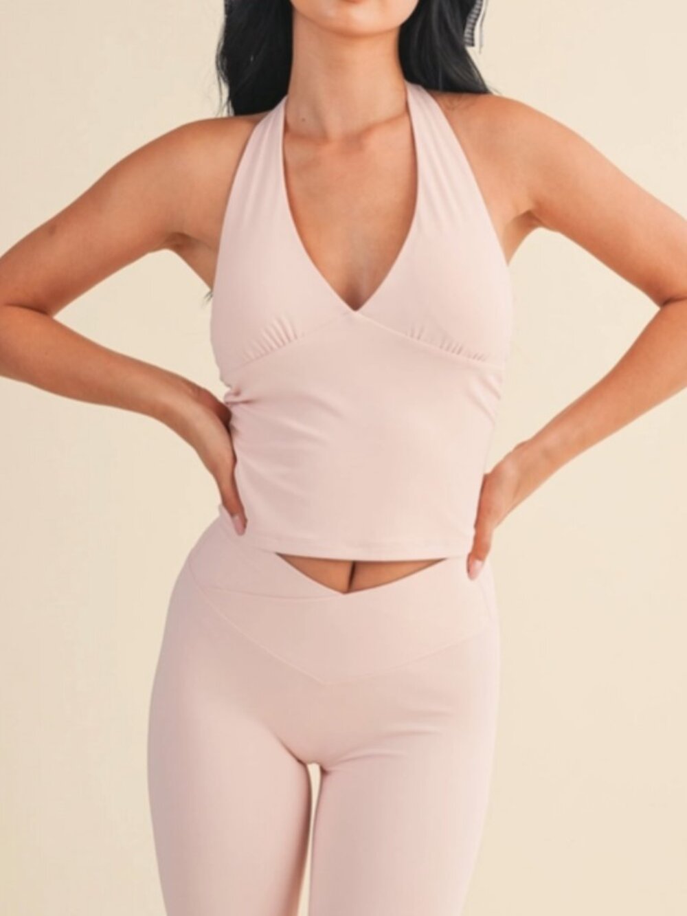 {NEW ARRIVALS} Baby Doll Plunge Halter Top | Baby Doll Collection